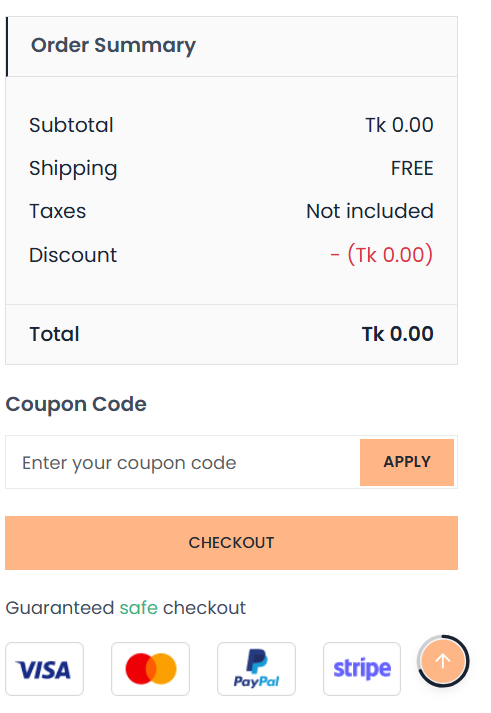 Checkout Section